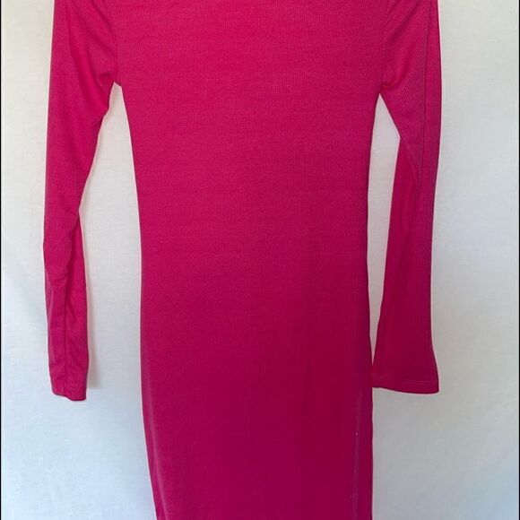 Pink Cut out Bodycon midi dress - Picture 10 of 11